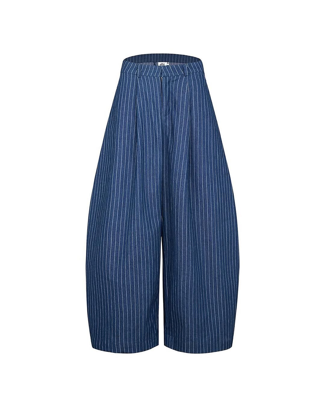 Pinstripe Baggy Pants