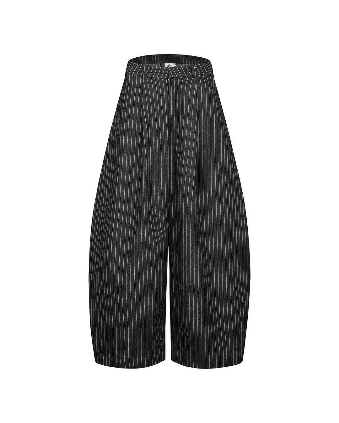 Pinstripe Baggy Pants