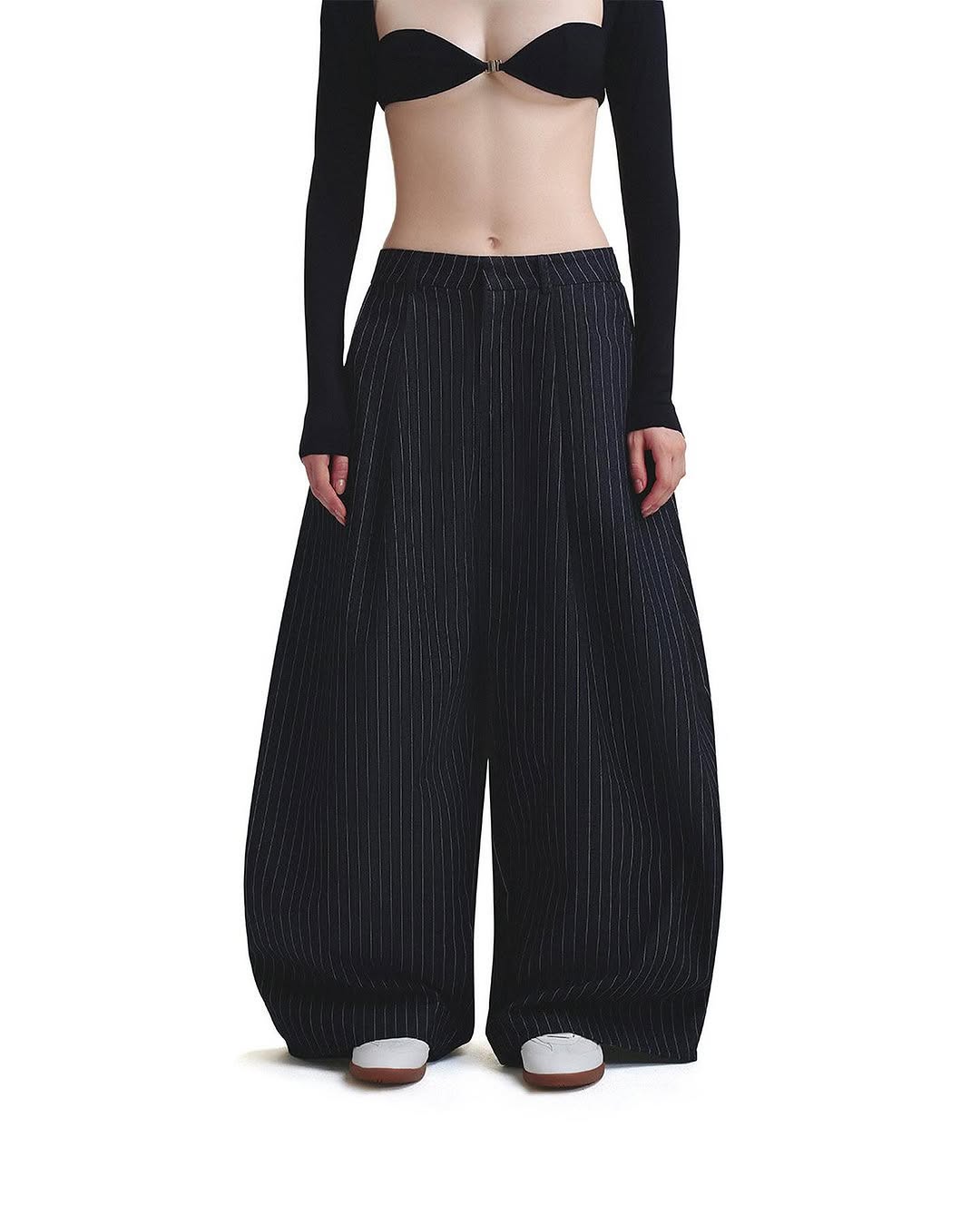 Pinstripe Baggy Pants